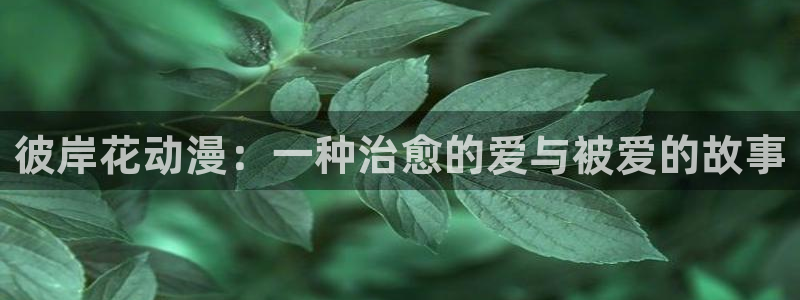 volcanicage漫画：彼岸花动漫：一种治愈的爱与被爱的故事